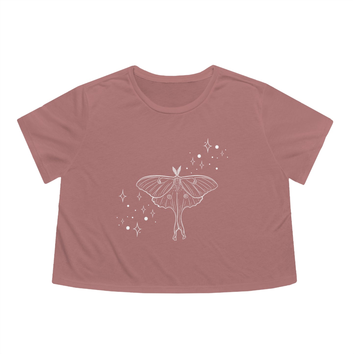 Luna Moth Fairycore Boxy Crop Top